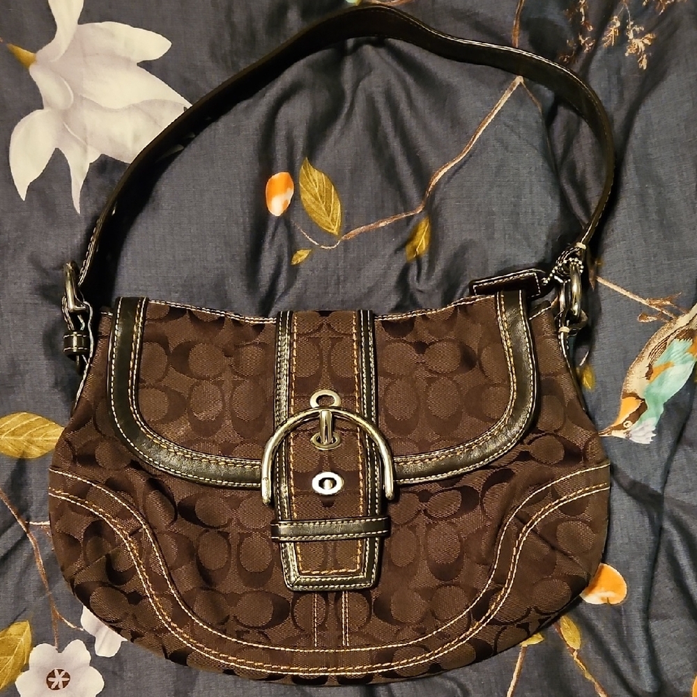 Coach Dark Brown Shoulder Bag